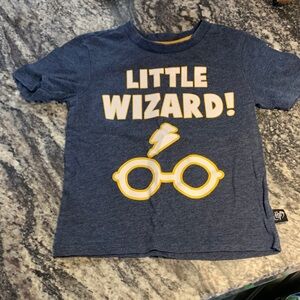 Warner Bros. Navy 'Little Wizard' Short Sleeve Graphic Tee